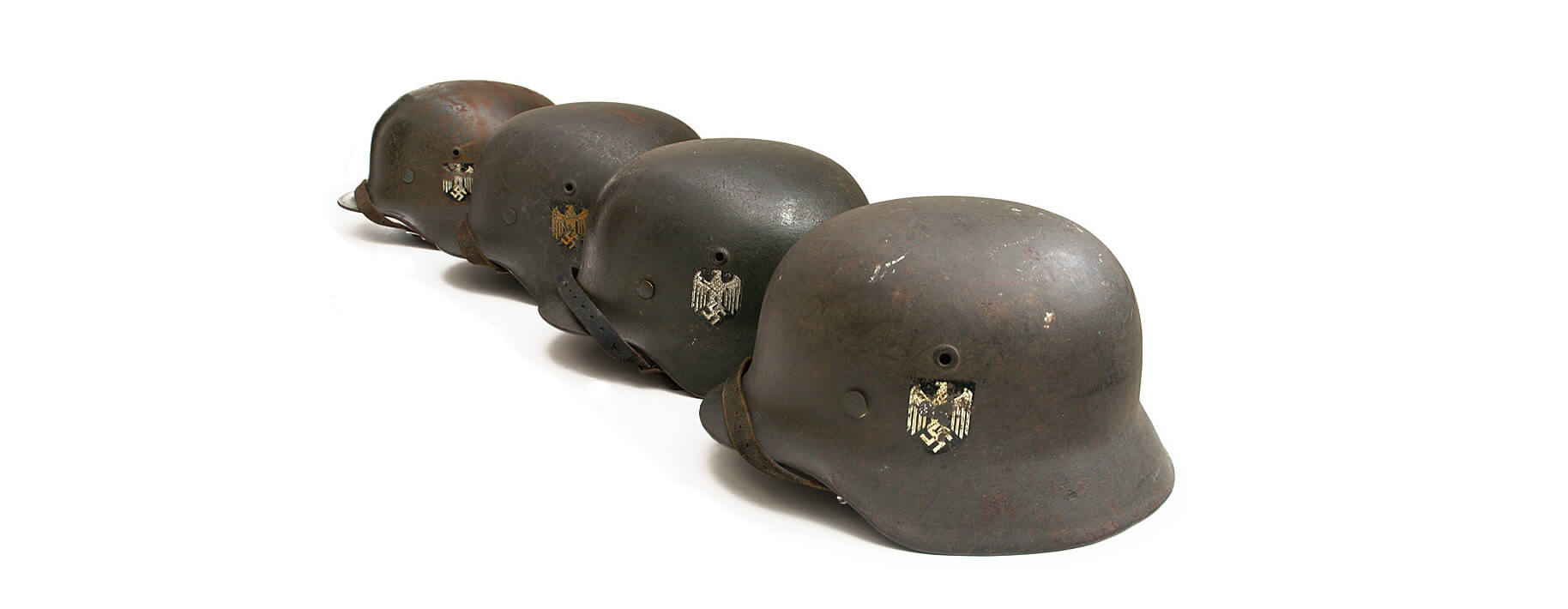 German WWII helmets
