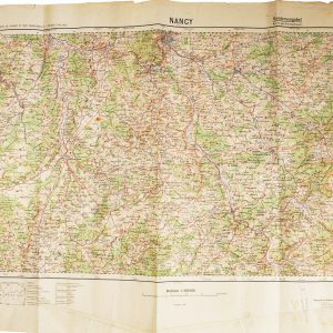 WWII German Map of Nancy France