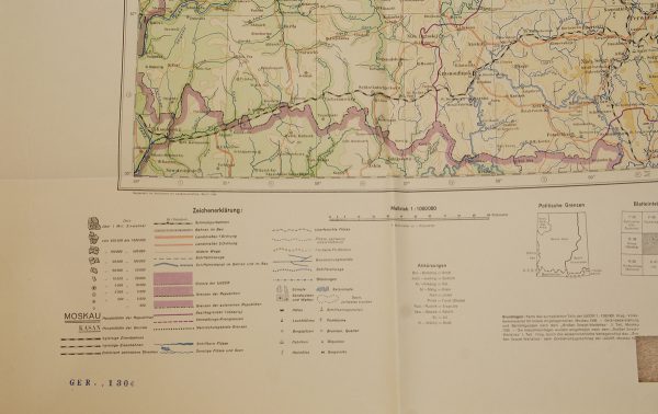 German Russian Front Map - Perm