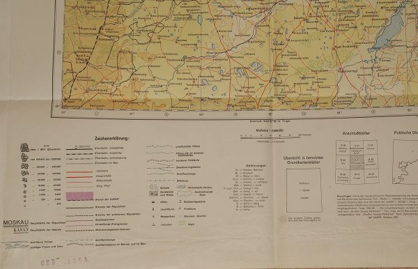 German Russian Front Map - Tscheljabinsk