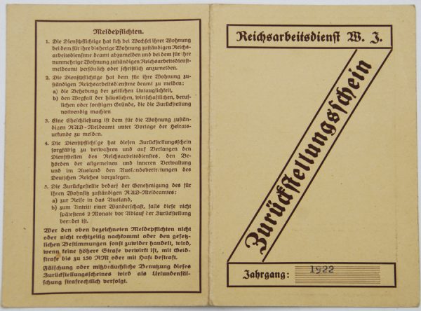 Thrid Reich Document Grouping - Helga Karwicki
