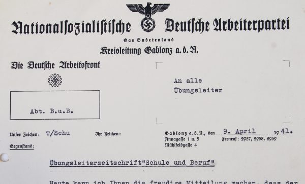 Rare WWII Gestapo documents