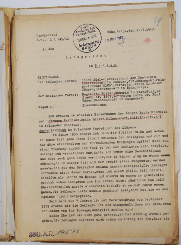 Third Reich Legal Documents