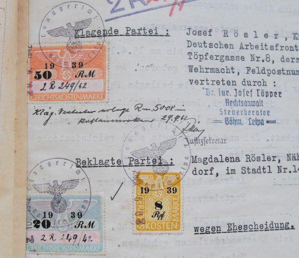 Third Reich Legal Documents