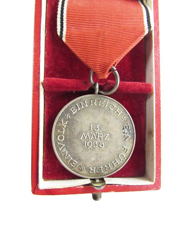 Cased Third Reich Anschluss Medal