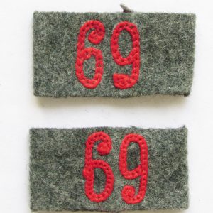 WWII German Artillery EM/NCO Shoulder strap slides