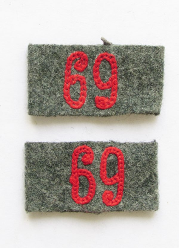 WWII German Artillery EM/NCO Shoulder strap slides