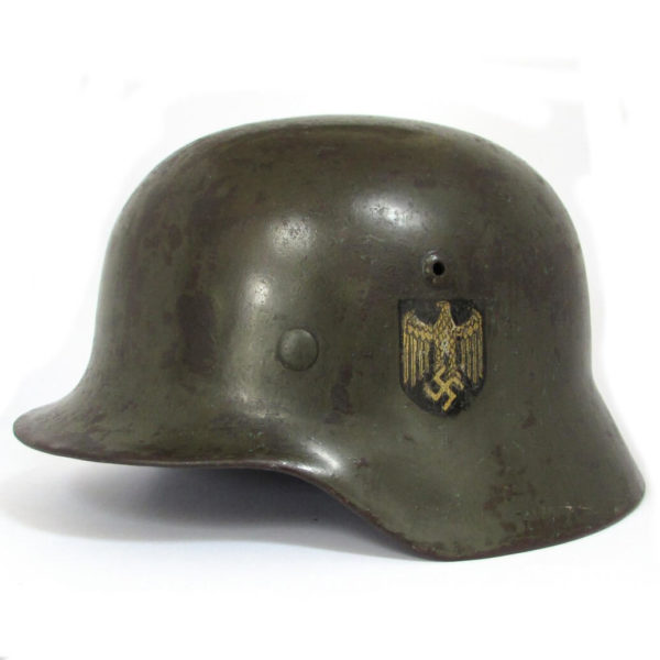 WWII German M35 DD Wehrmacht Helmet