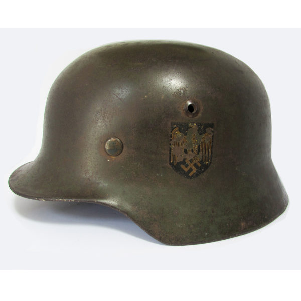 Rare size 70 WWII German M35 Kriegsmarine Helmet