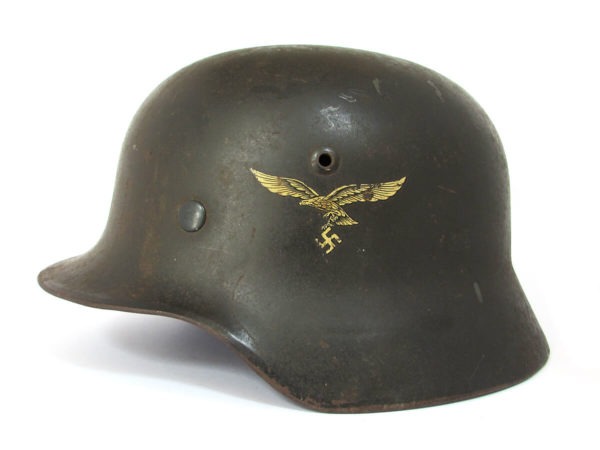 WWII German M35 Luftwaffe DD helmet