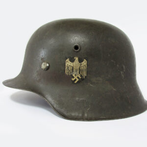 WW2 German M42 single decal helmet