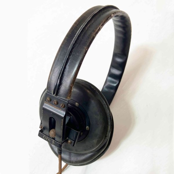 WWII Panzer/Armored Vehicle Headphones – Model “Dfh.b” (SABA, 1943)