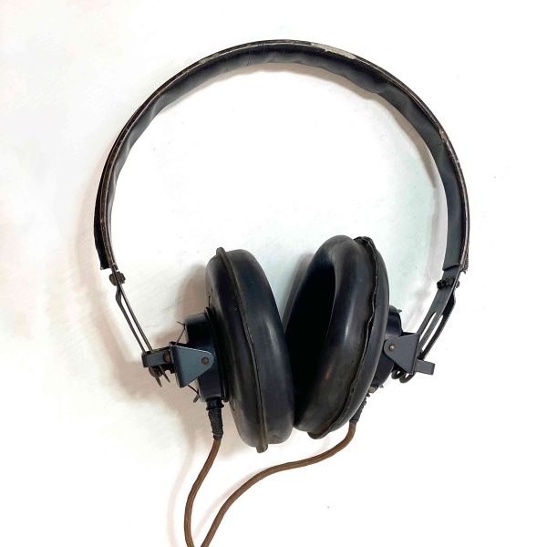 WWII Panzer/Armored Vehicle Headphones – Model “Dfh.b” (SABA, 1943)