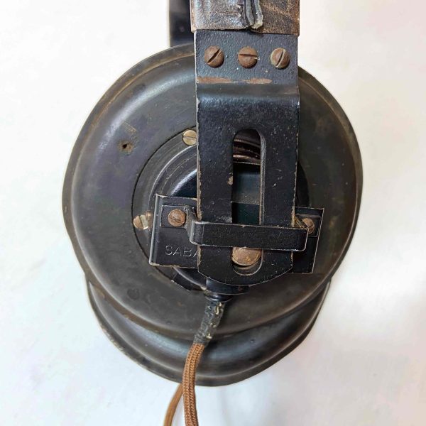 WWII Panzer/Armored Vehicle Headphones – Model “Dfh.b” (SABA, 1943)