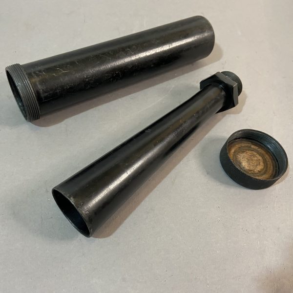 WWII German MG13 flash hider and soaking tube