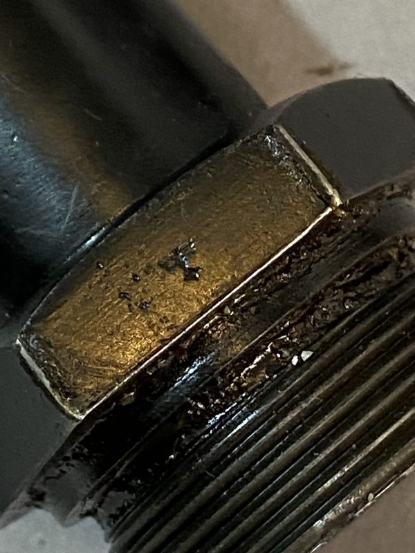 WWII German MG13 flash hider and soaking tube