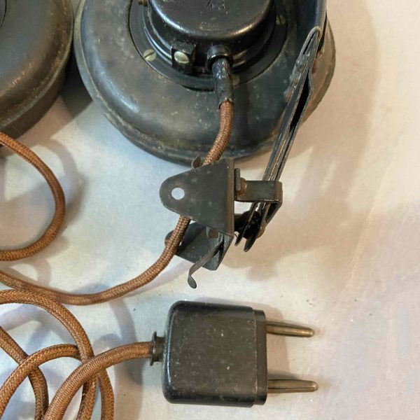 WWII Panzer/Armored Vehicle Headphones – Model “Dfh.b” (SABA, 1943)