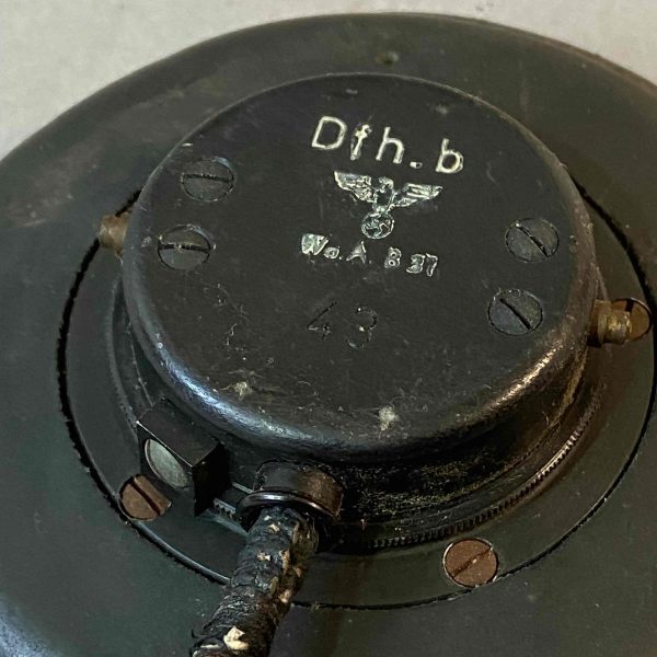WWII Panzer/Armored Vehicle Headphones – Model “Dfh.b” (SABA, 1943)