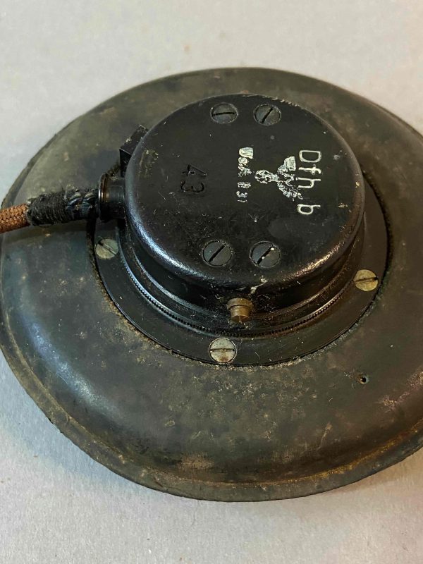 WWII Panzer/Armored Vehicle Headphones – Model “Dfh.b” (SABA, 1943)